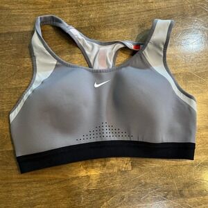 Nike sports bra elevated fitness gymready breathable dri  fit razorback